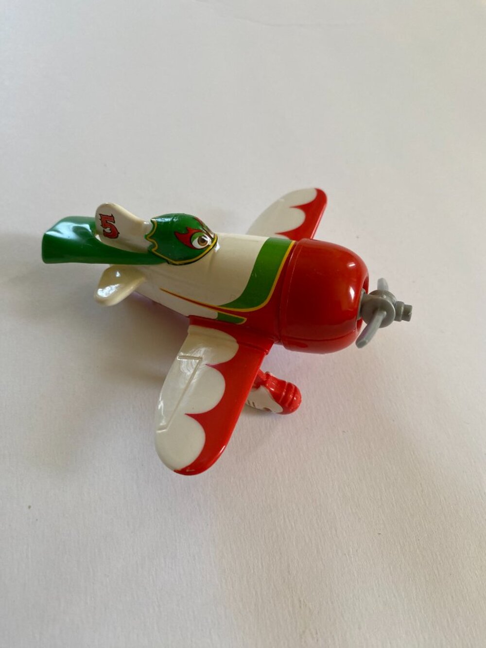 Disney Pixar Planes Toy Airplane No.5 El Chupacabra Plastic 4" Mattel
